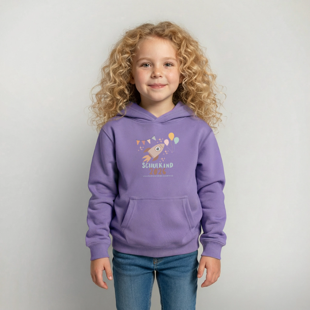 Glückskrieger Hoodie – Schulkind 2026 - lavender
