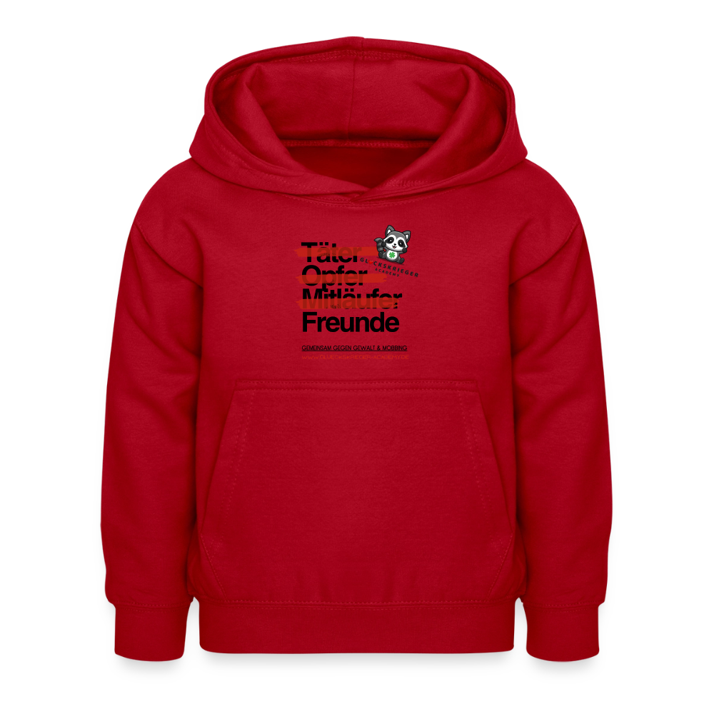 Glückskrieger Hoodie – Freunde - red