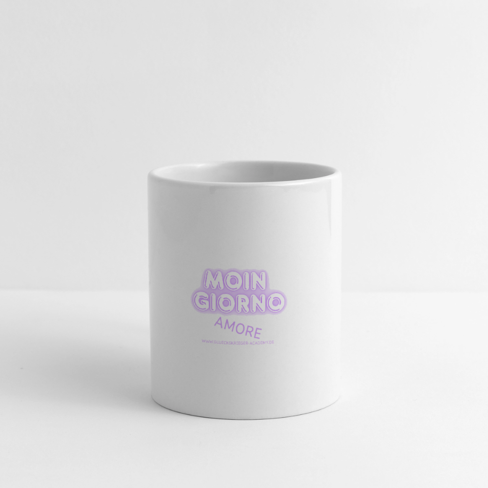 Glückskrieger Tasse – Moin - white