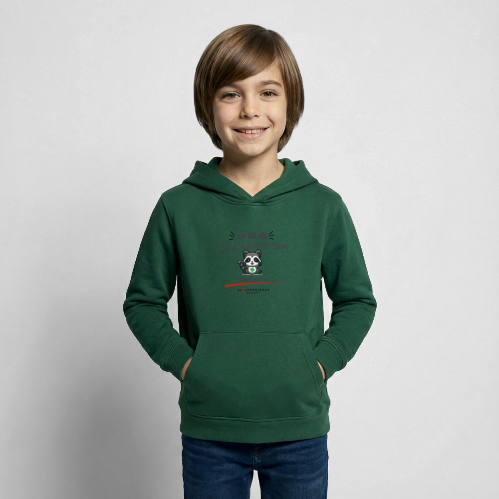 Glückskrieger Hoodie – Stark & Mutig - bottle green