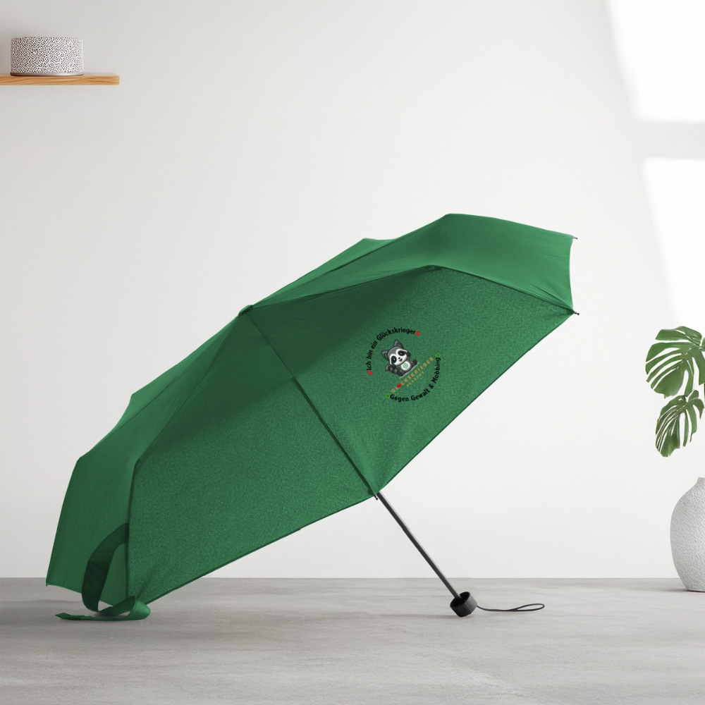 Glückskrieger Regenschirm – Stark durch jedes Wetter - bottlegreen