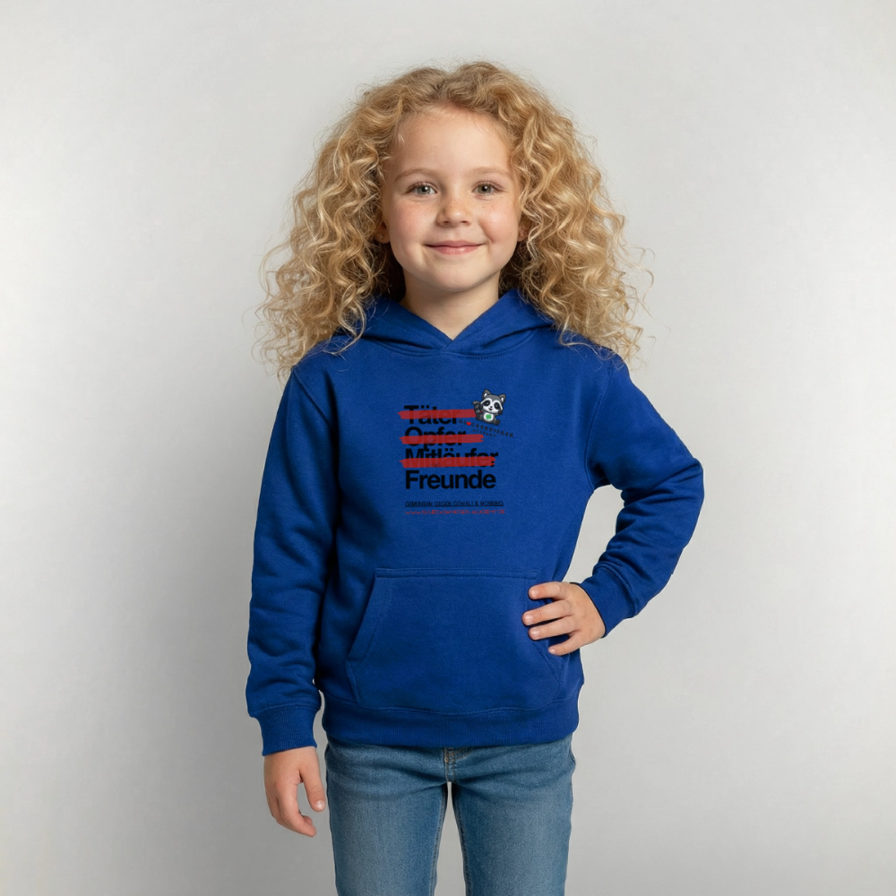 Glückskrieger Hoodie – Freunde - bright royal