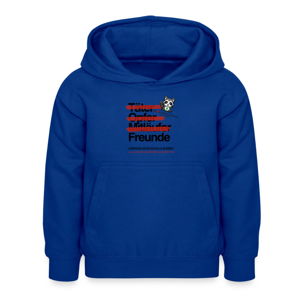 Glückskrieger Hoodie – Freunde - bright royal