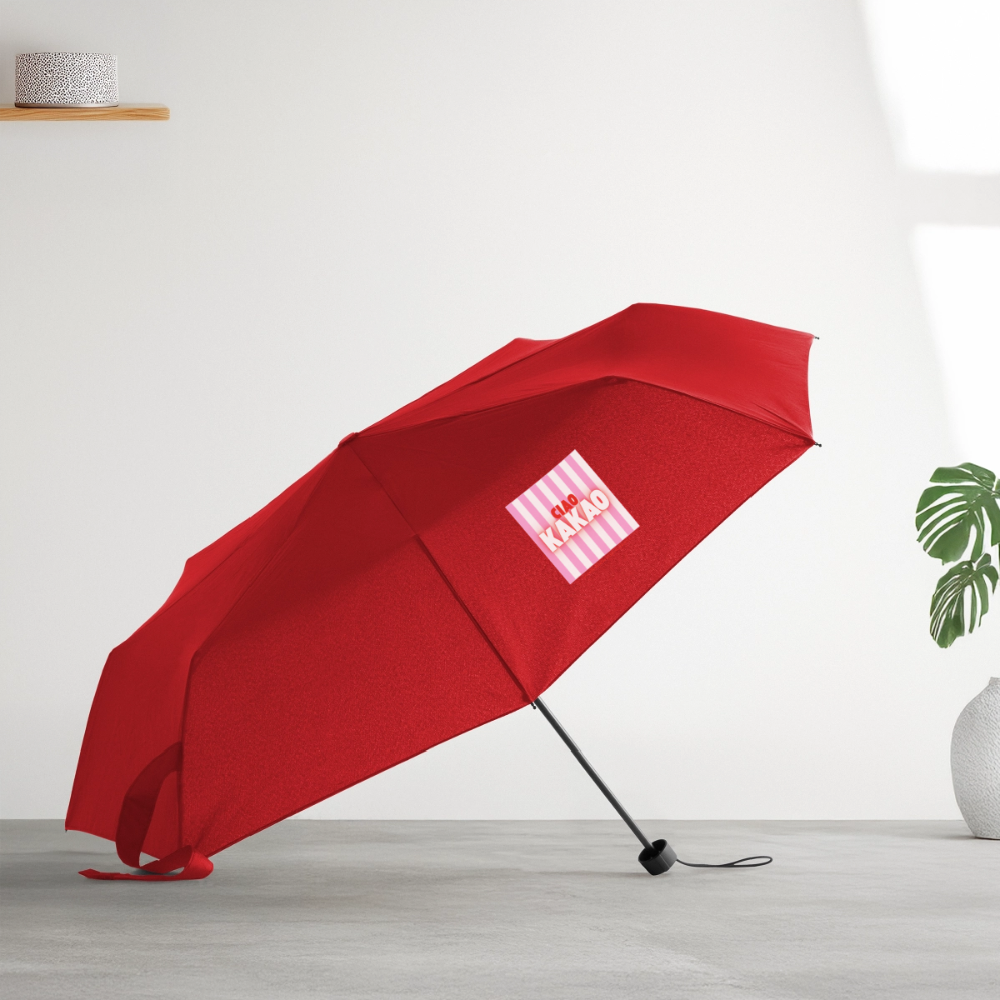 Glückskrieger Regenschirm – Stark durch jedes Wetter - red