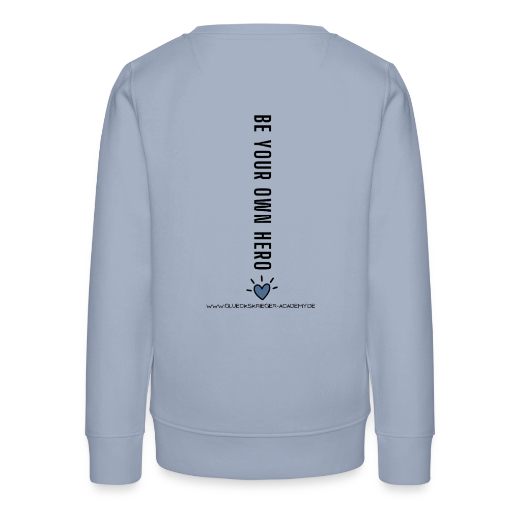 Glückskrieger Teens Pullover – Hero - lavender-violet