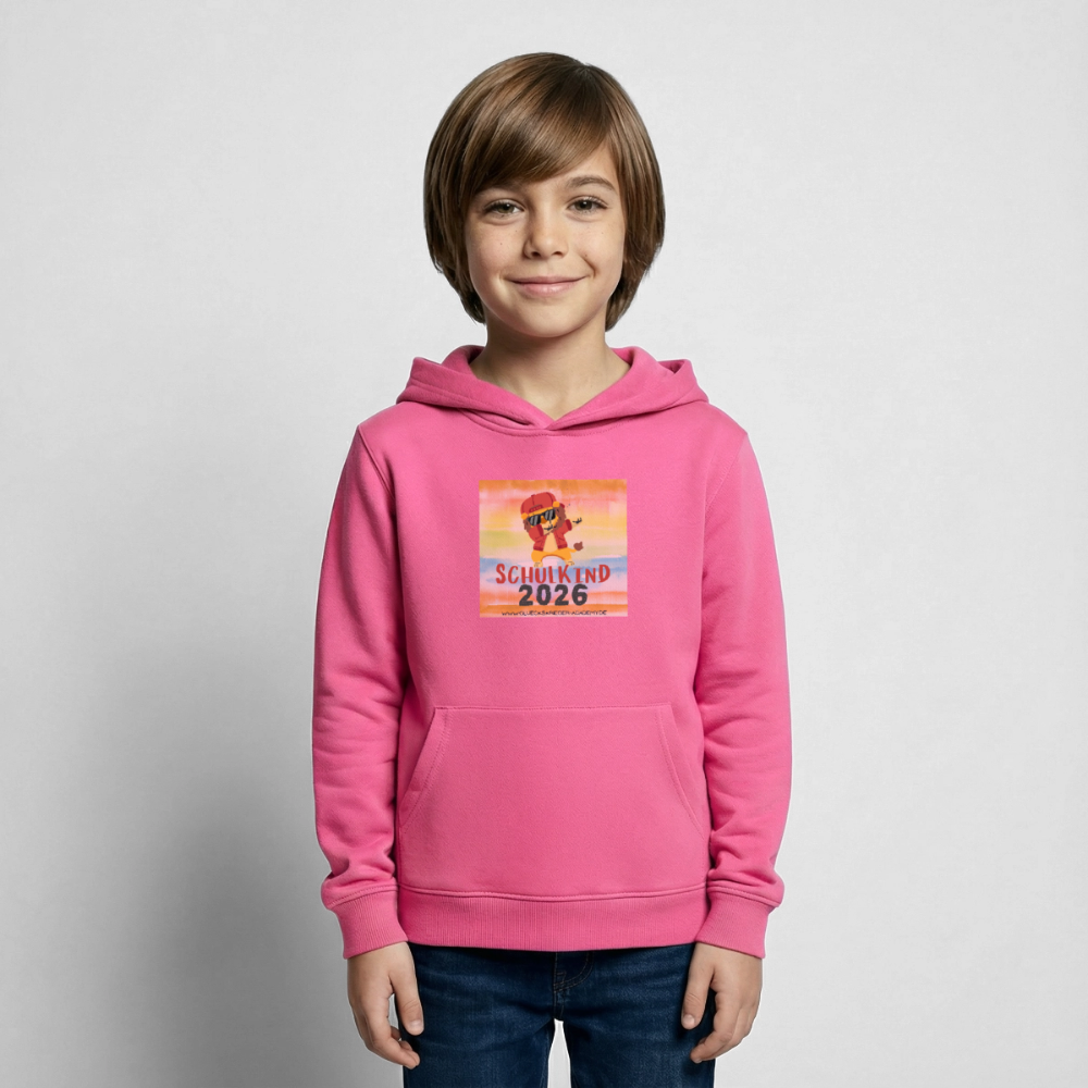 Glückskrieger Hoodie – Schulkind 2026 - pink