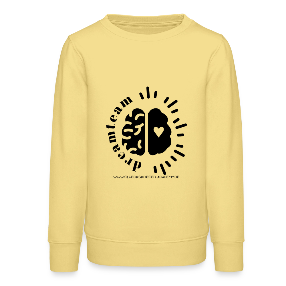Glückskrieger Teens Pullover – dreamteam - viva yellow 