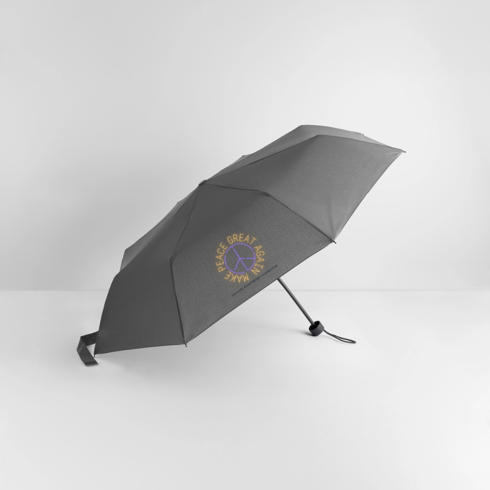 Glückskrieger Regenschirm – Stark durch jedes Wetter - grey