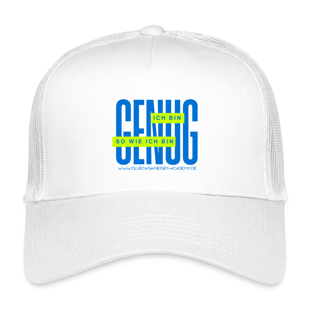 Kids’ Trucker Cap-Genug - white