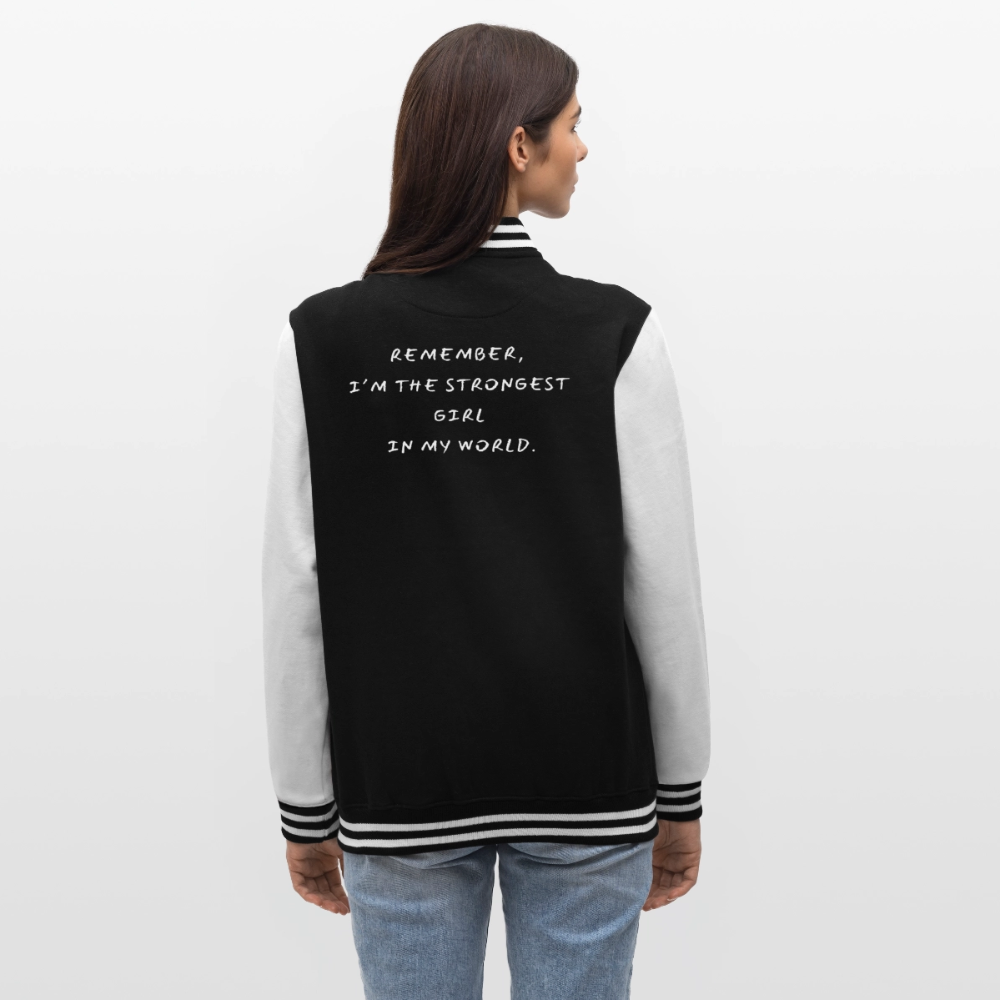 College Jacke –Stronger - black/white