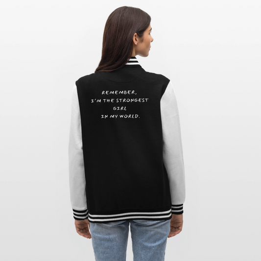 College Jacke –Stronger - black/white