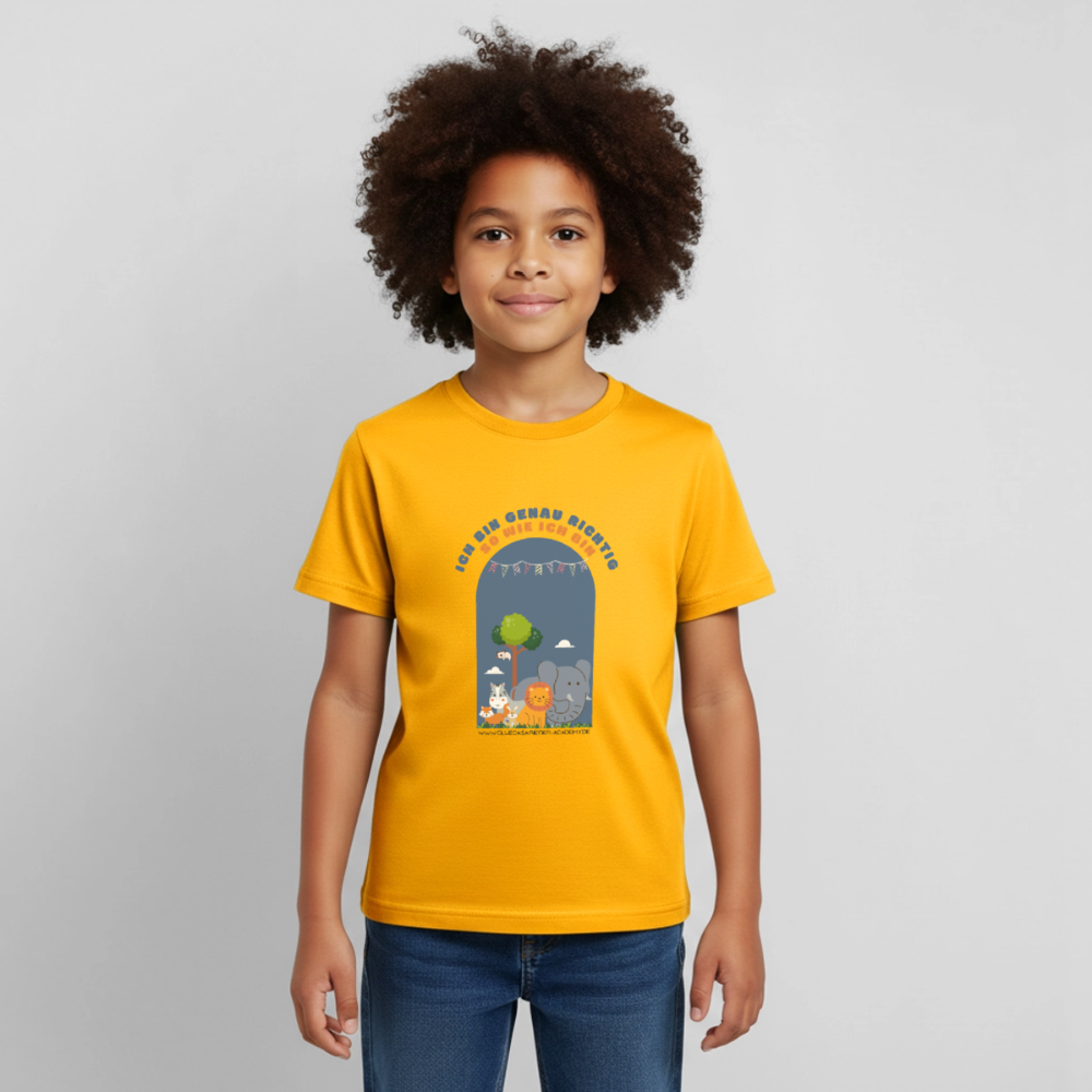 Kinder Shirt - Ich bin... - gold