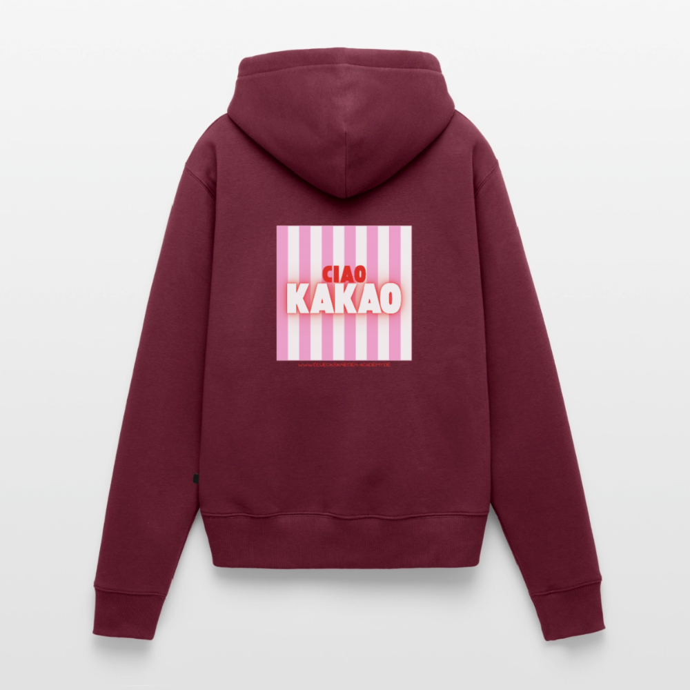 Damen Hoodies – Ciao - burgundy