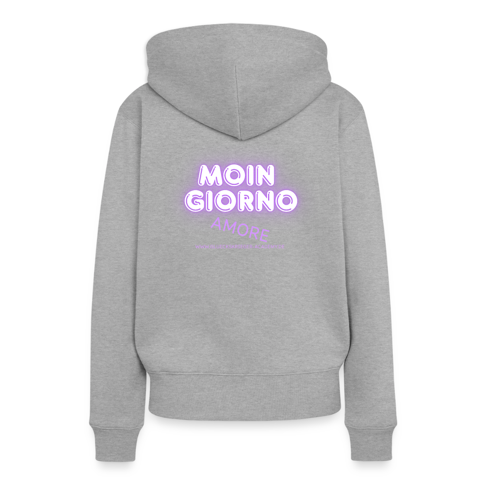 Damen Hoodies – Moin - heather grey