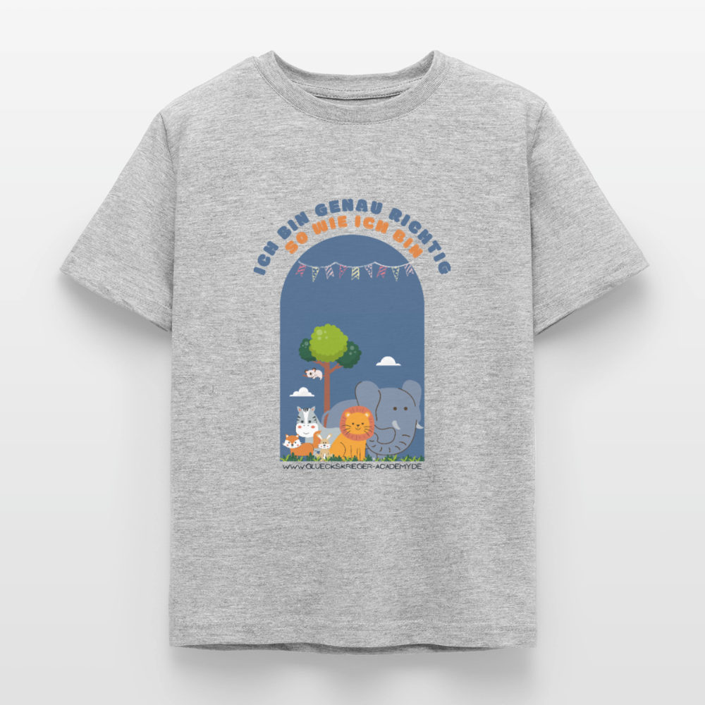 Kinder Shirt - Ich bin... - heather grey