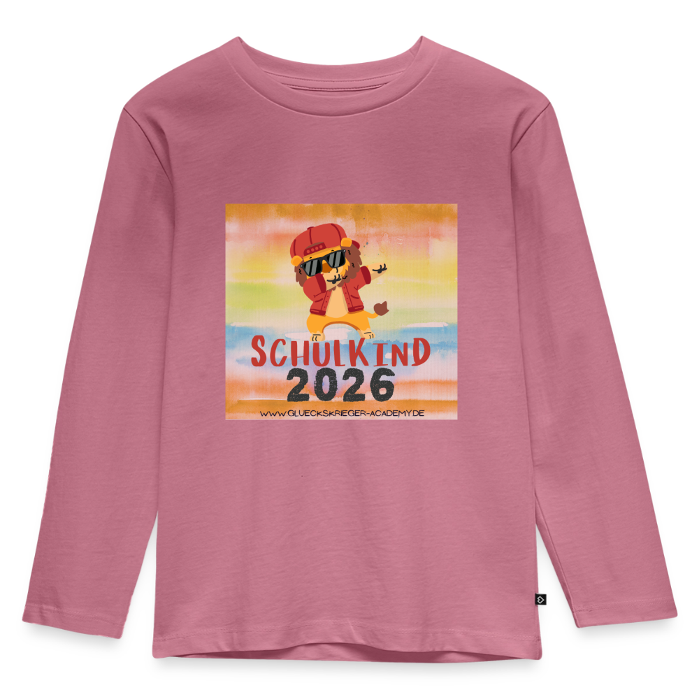 Langarmshirt für kleine Glückskrieger - mauve