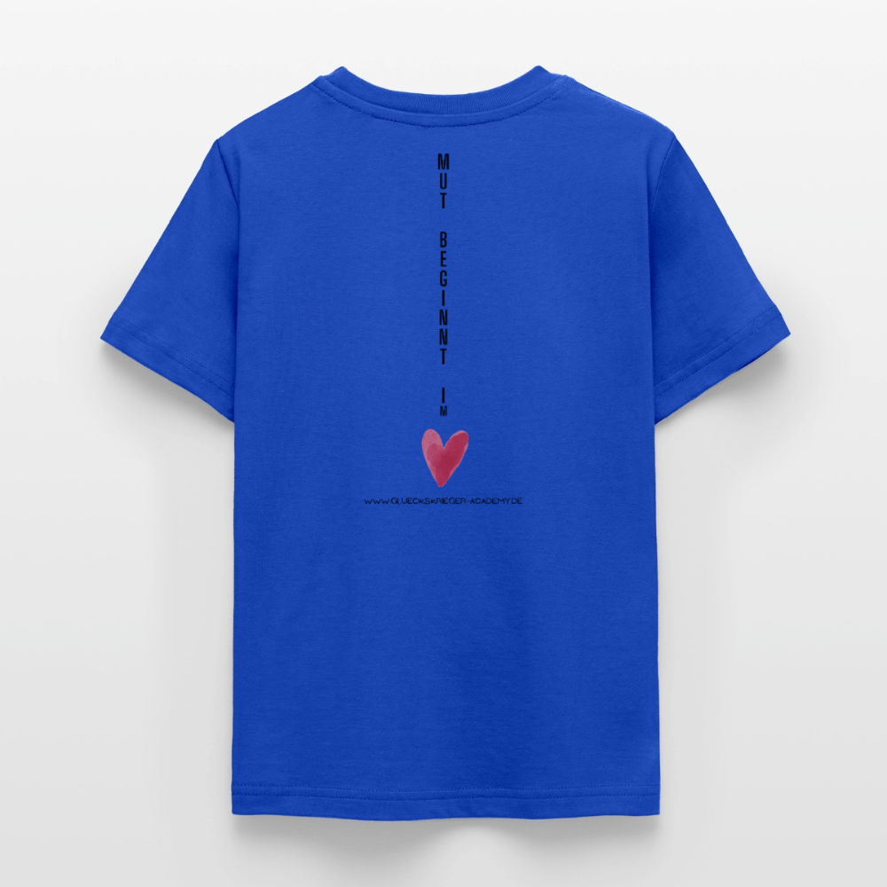 T-Shirt für Teens- Mut - royal blue