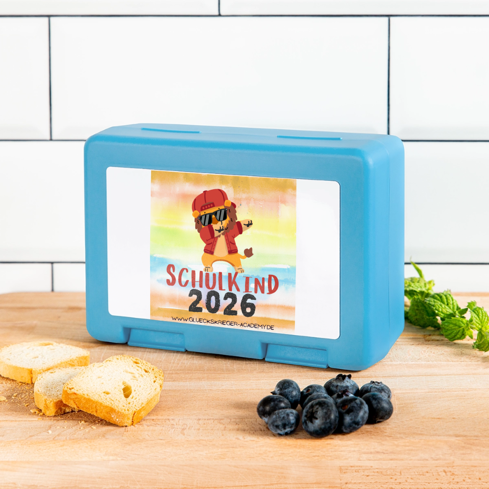 Kinder Lunchbox – Schulkind 2026 - sapphire blue