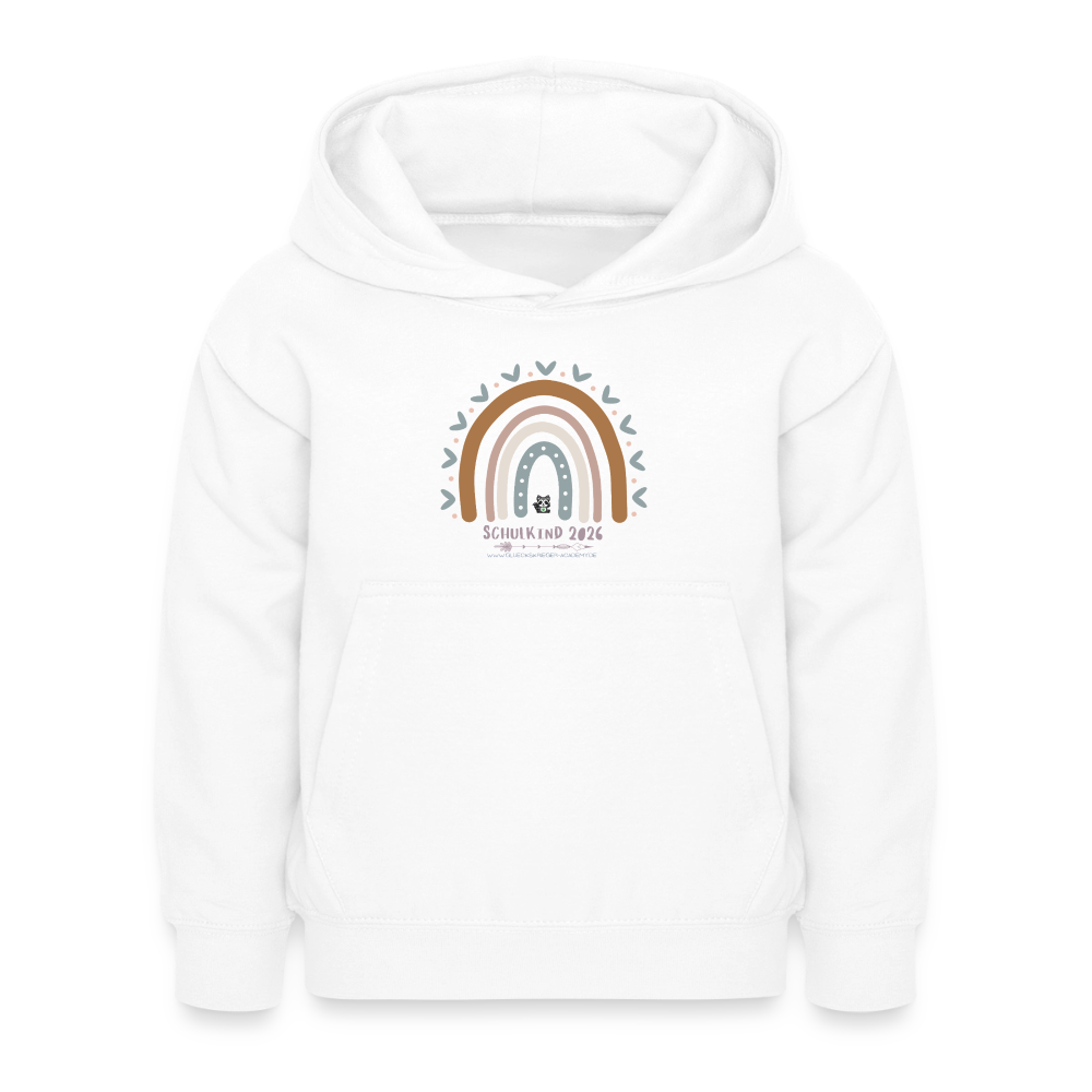 Glückskrieger Hoodie – Schulkind 2026 - white
