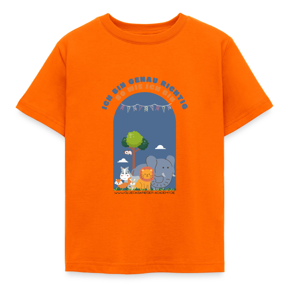 Kinder Shirt - Ich bin... - orange