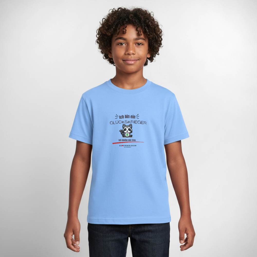Glückskrieger T-Shirt für Teens – Stark für mich & andere - sky blue