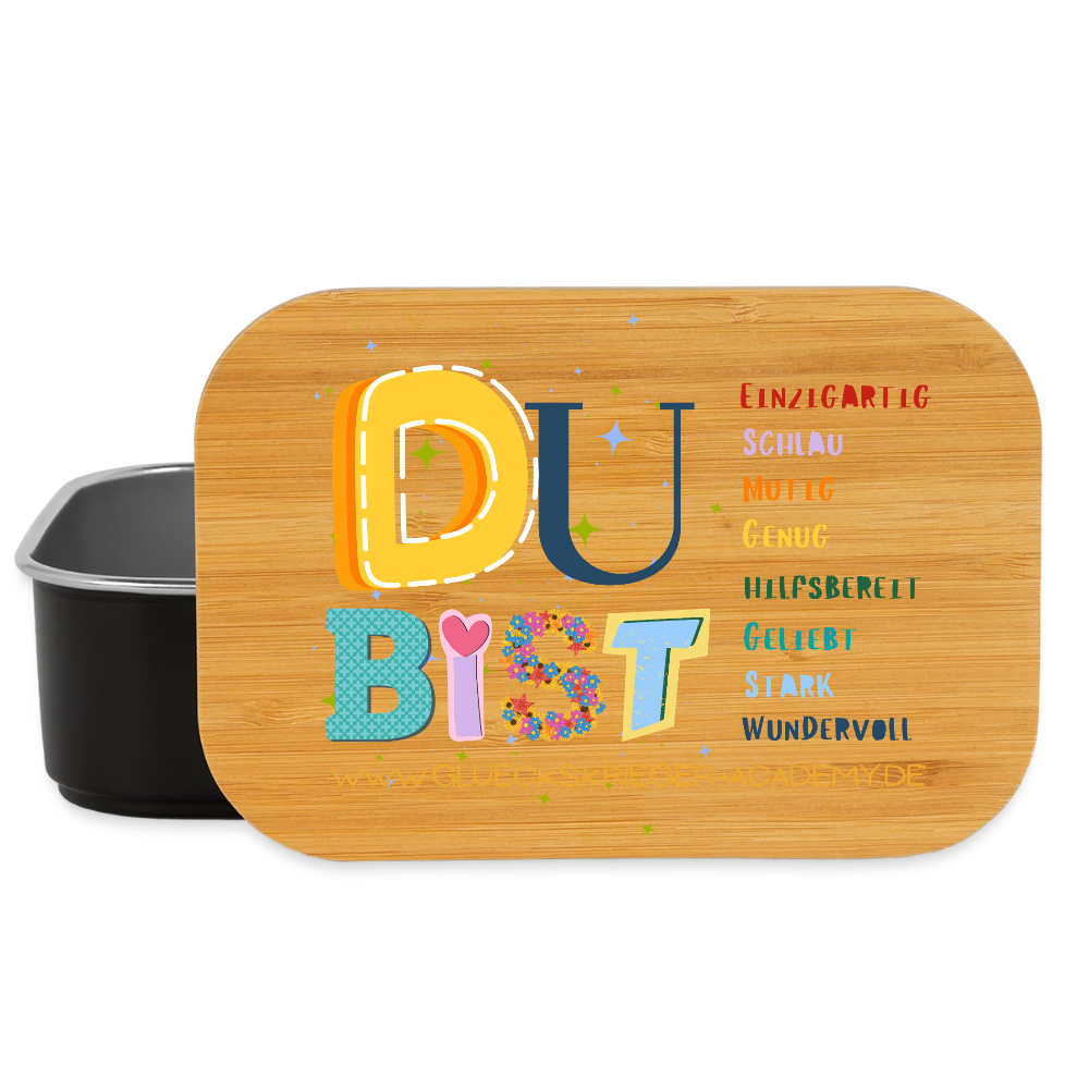 Kinder Lunchbox – Mut & Selbstvertrauen für jeden Tag - black
