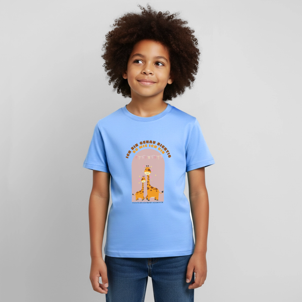 Kinder Shirt - Ich bin... - sky blue
