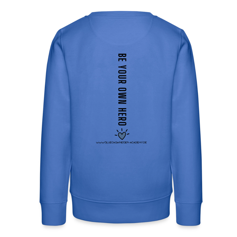 Glückskrieger Teens Pullover – Hero - carolina blue
