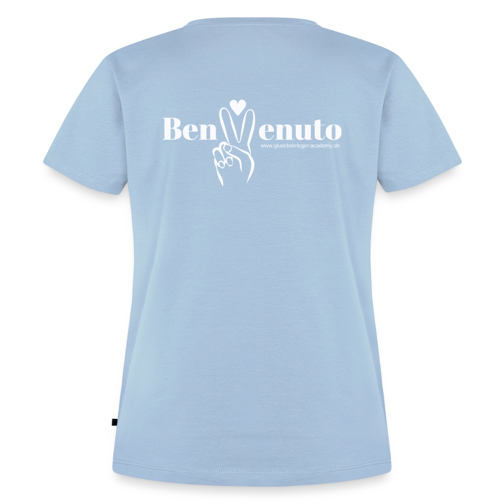 Damen Shirt 2- Benvenuto - light blue