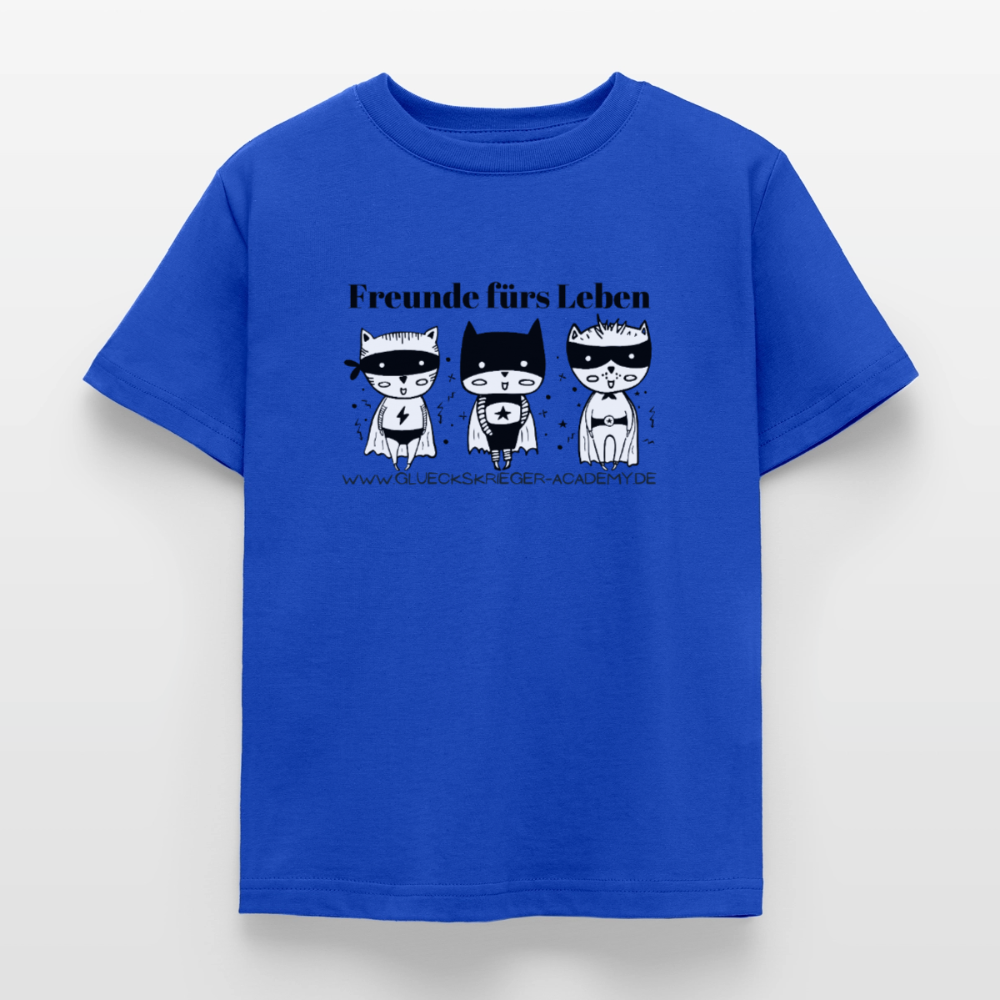 Kinder Shirt - Freunde fürs Leben - royal blue