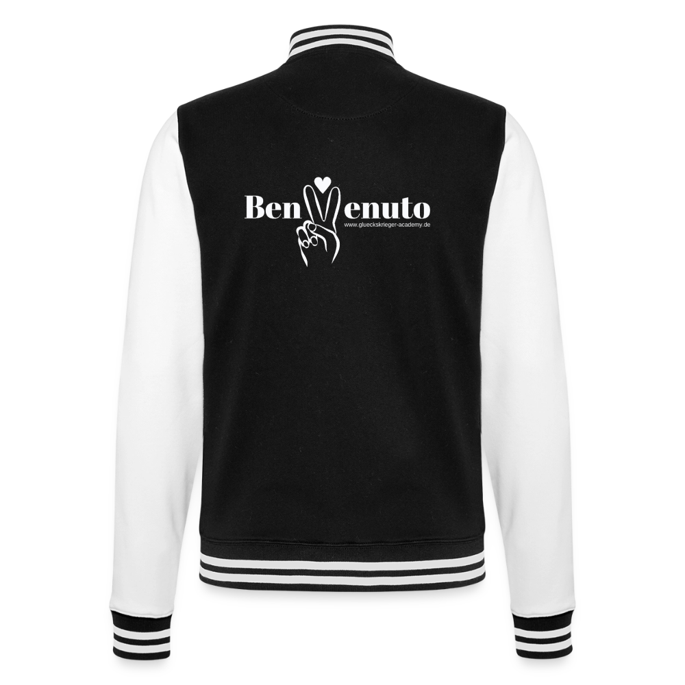 College Jacke – Benvenuto - black/white