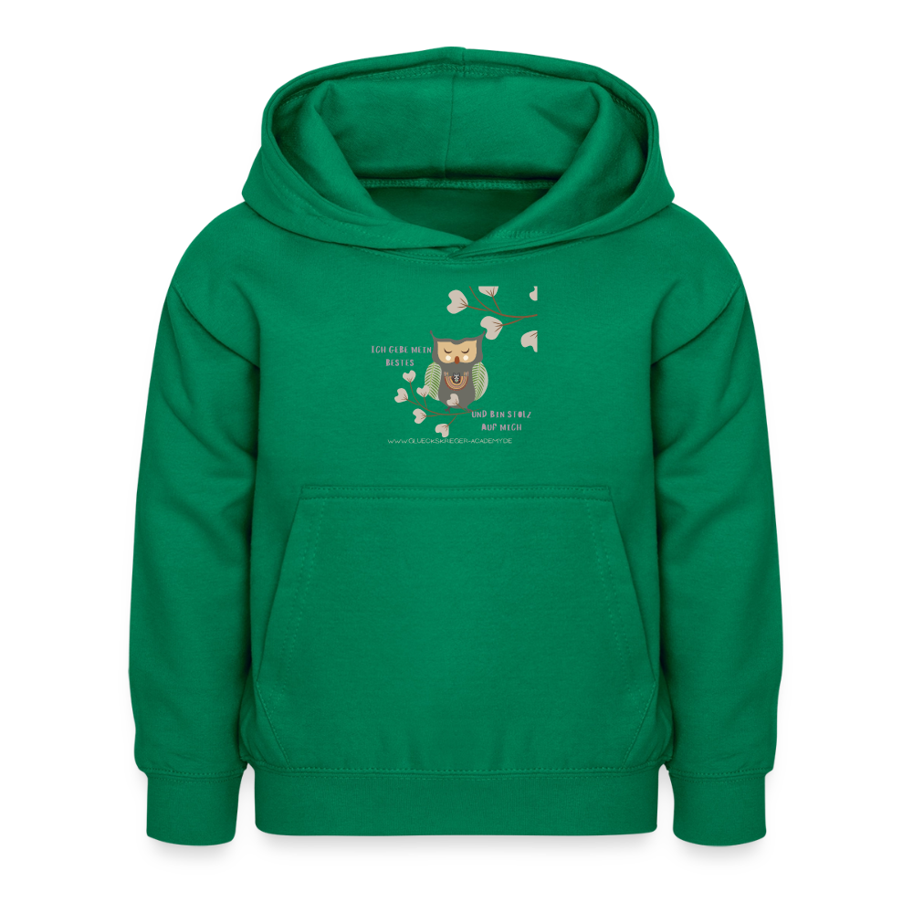 Glückskrieger Hoodie – Stark & Mutig - kelly green