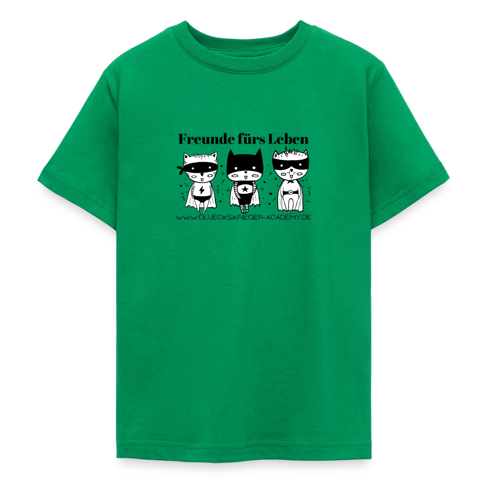 T-Shirt für Kids- Freunde fürs Leben - kelly green