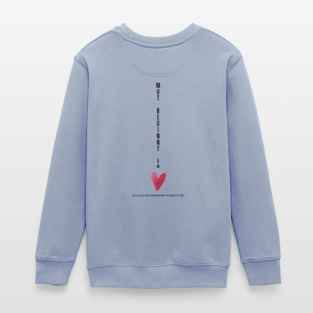 Glückskrieger Teens Pullover – Mut - lavender-violet