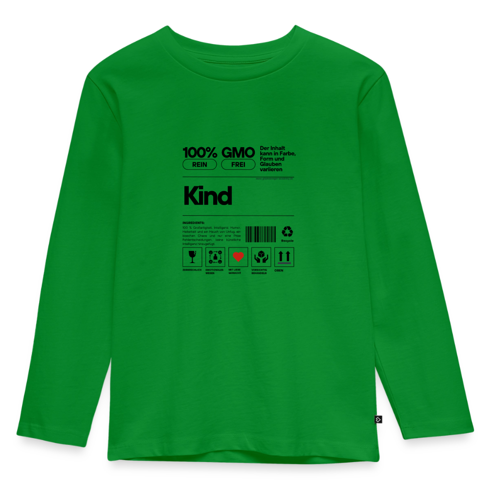 Langarmshirt für kleine Glückskrieger - green