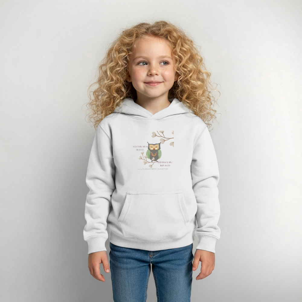 Glückskrieger Hoodie – Stark & Mutig - white