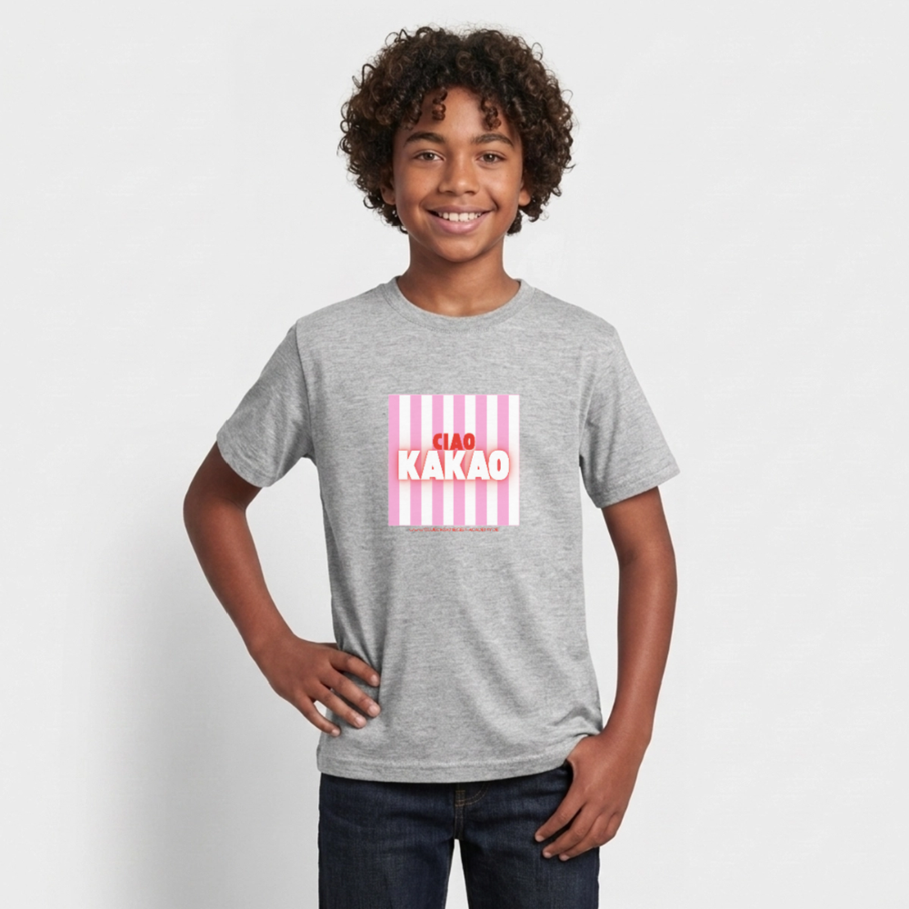 T-Shirt für Teens- Ciao Kakao - heather grey