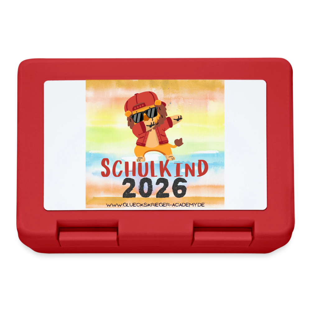 Kinder Lunchbox – Schulkind 2026 - red