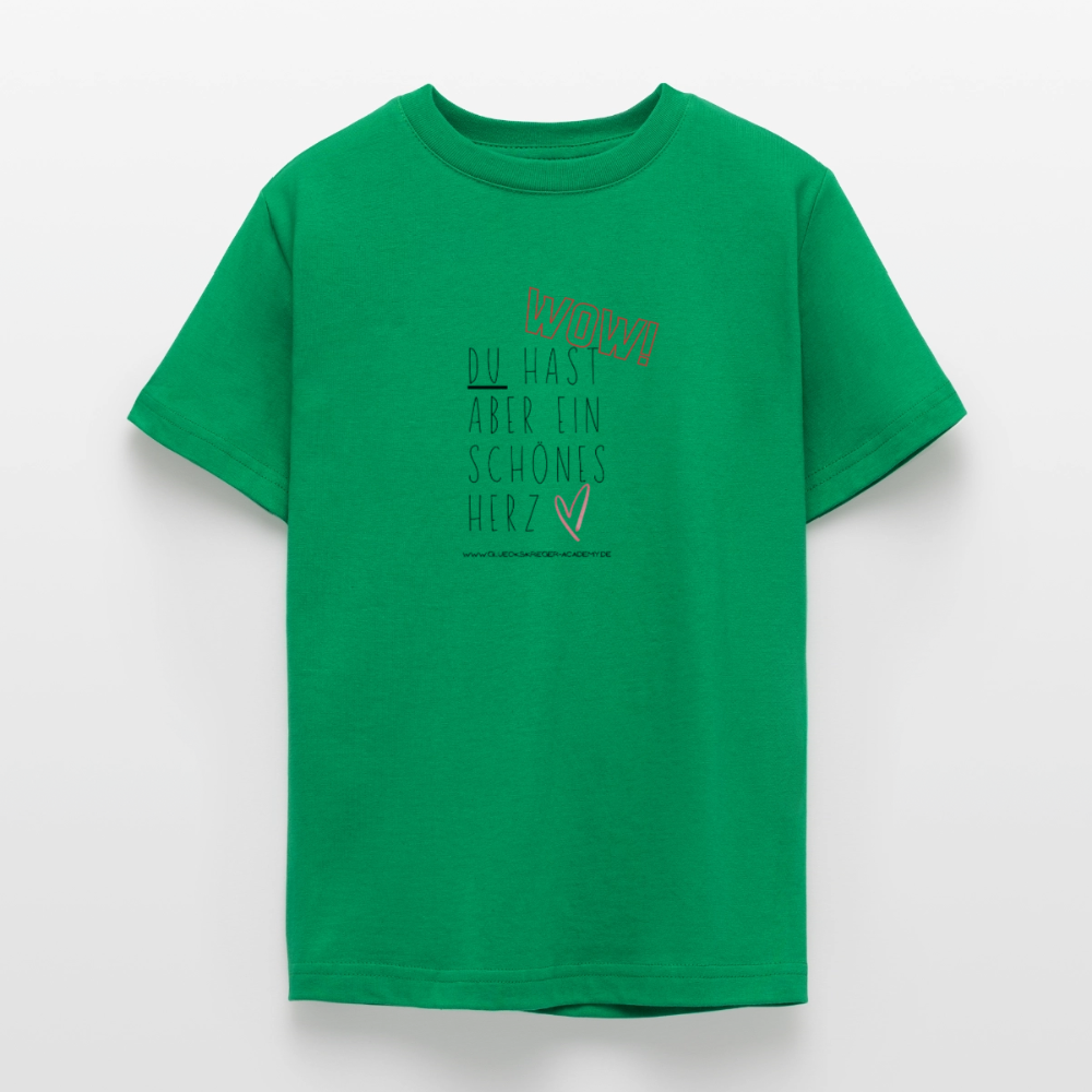 T-Shirt für Teens- Herz - kelly green