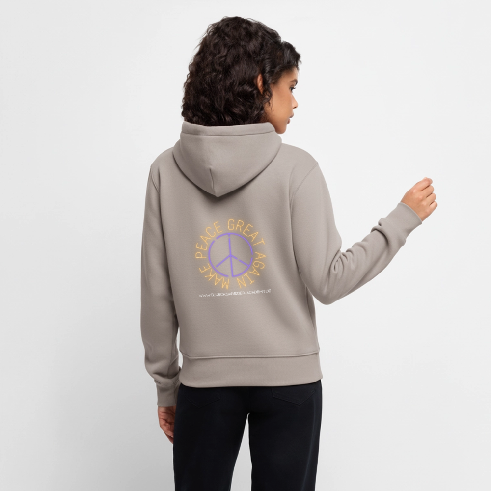 Damen Hoodies – Peace - taupe