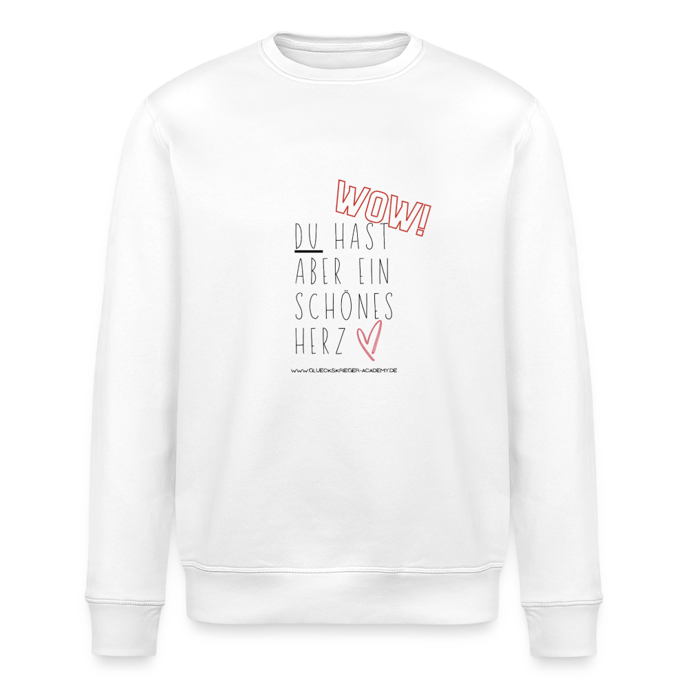 Damen Pullover-Herz - white