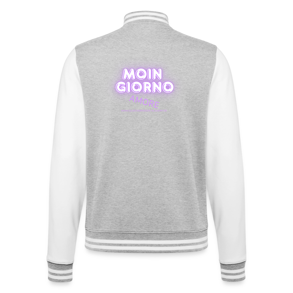 College Jacke –Moin - heather grey/white