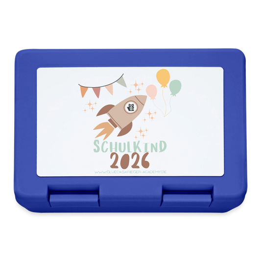 Kinder Lunchbox – Schulkind 2026 - royal blue