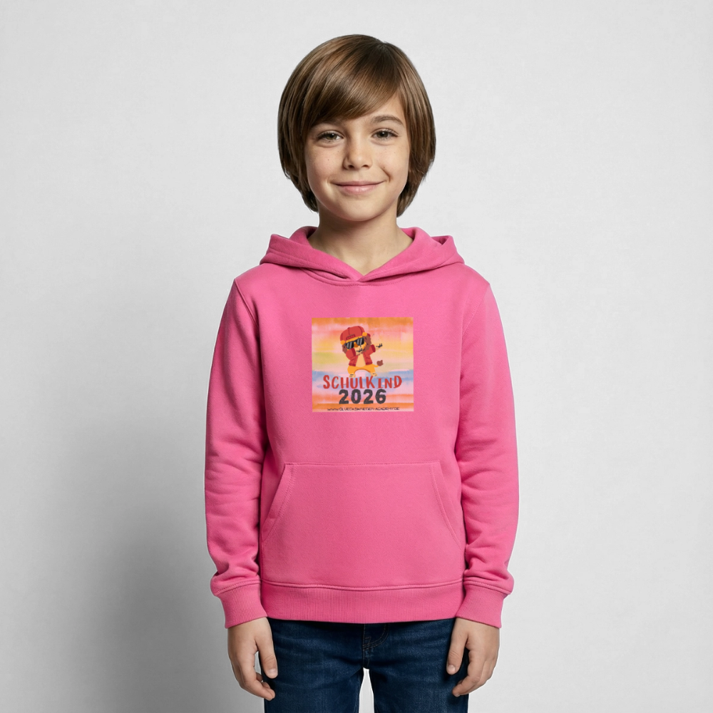 Glückskrieger Hoodie – Schulkind 2026 - pink