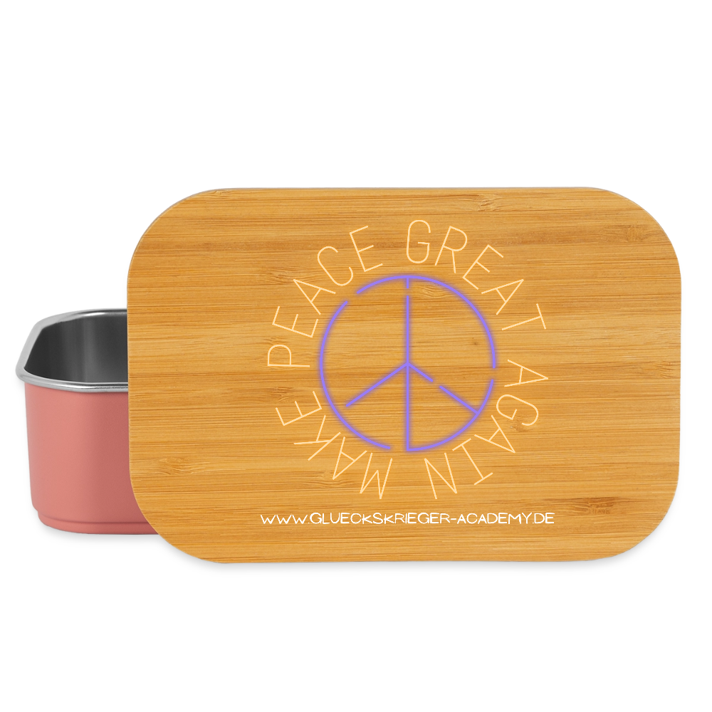 Kinder Lunchbox – Peace - light pink