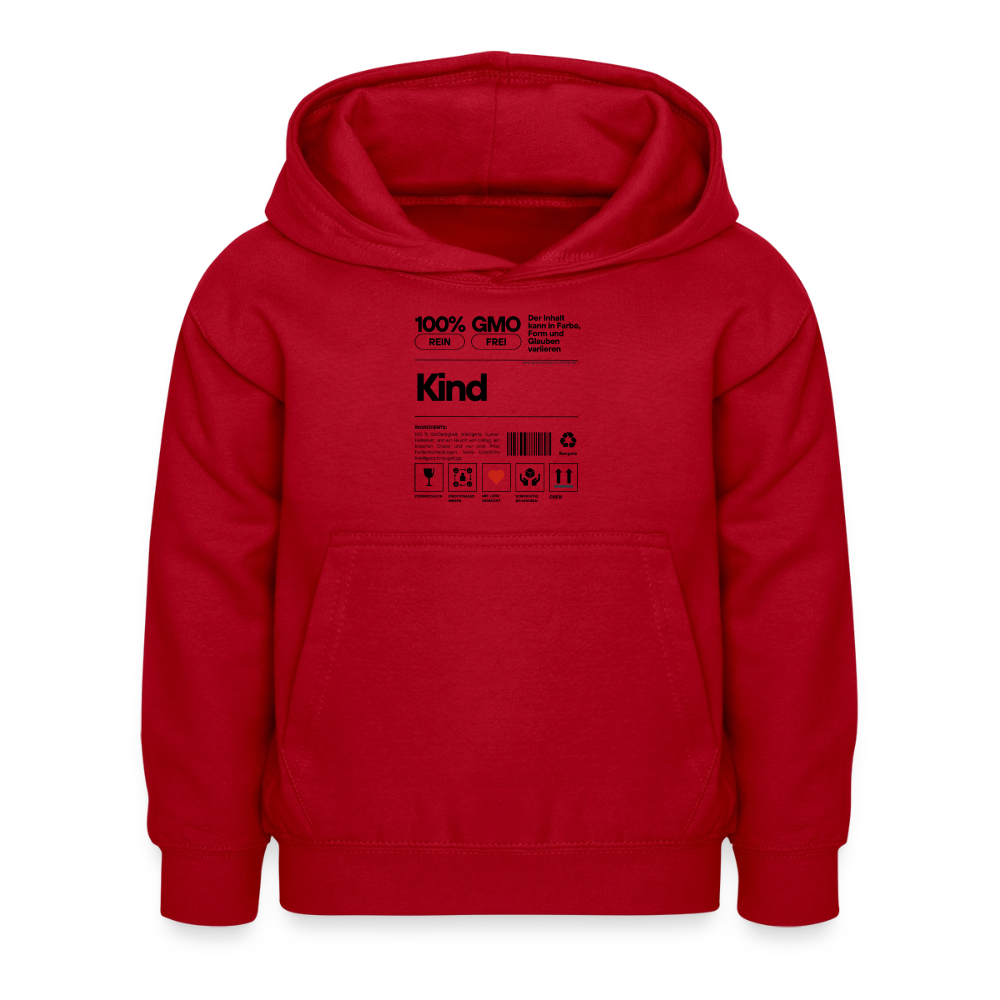Glückskrieger Hoodie – Stark & Mutig - red