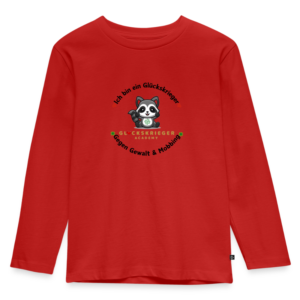 Langarmshirt für kleine Glückskrieger - red