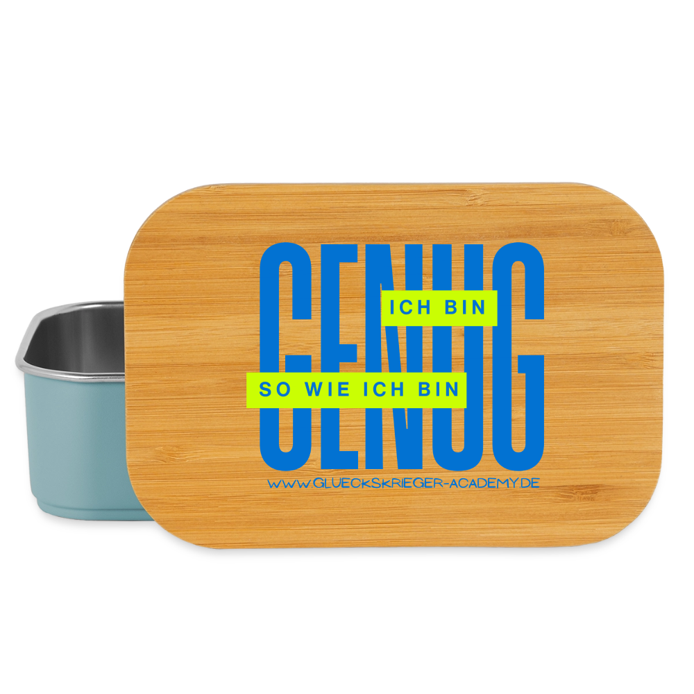 Kinder Lunchbox – Genug - light blue