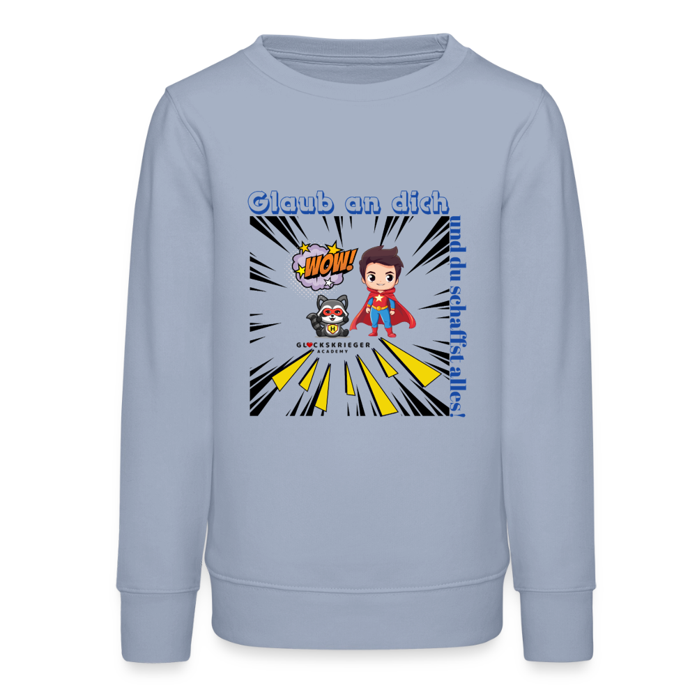 Glückskrieger Teens Pullover – Glaub an dich - lavender-violet