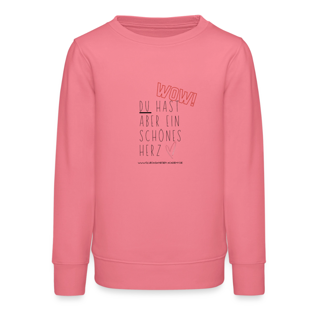 Glückskrieger Teens Pullover – Herz - pink joy 